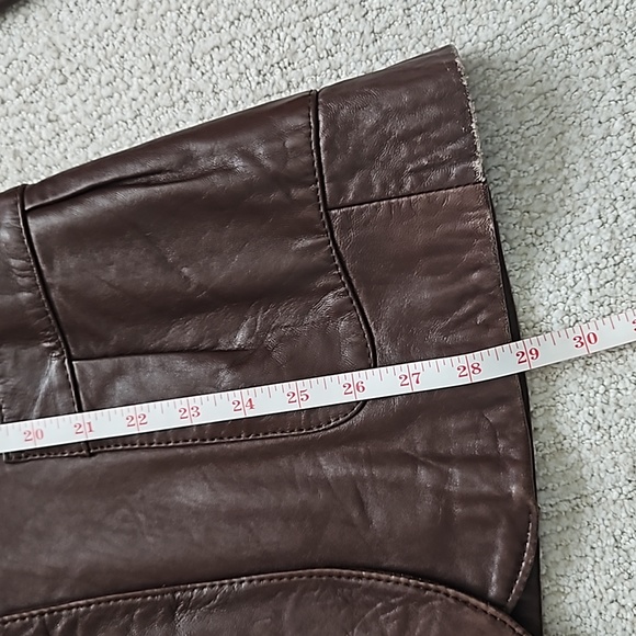 Vintage 1980s leather jacket, S-M - Picture 10 of 11